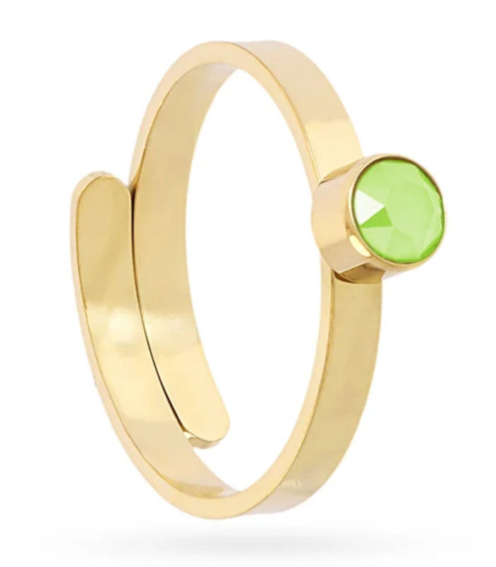 Anillo eternal glintia verde claro anartxy 1