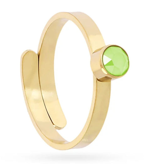 Anillo eternal glintia verde claro anartxy 1