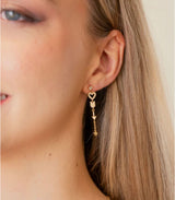 Pendiente shine amoura dorado anartxy 2