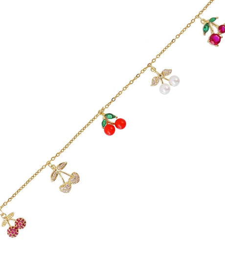 Pulsera shine berry dorado anartxy 1
