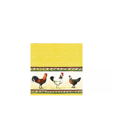 Servilletas CHICKEN PARADE Amarilla 1