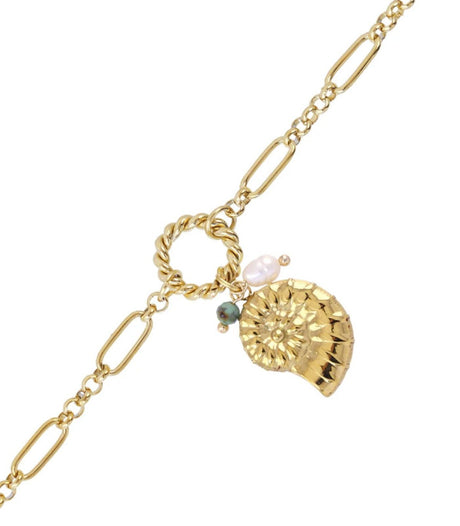 Pulsera coast claw dorado anartxy 2