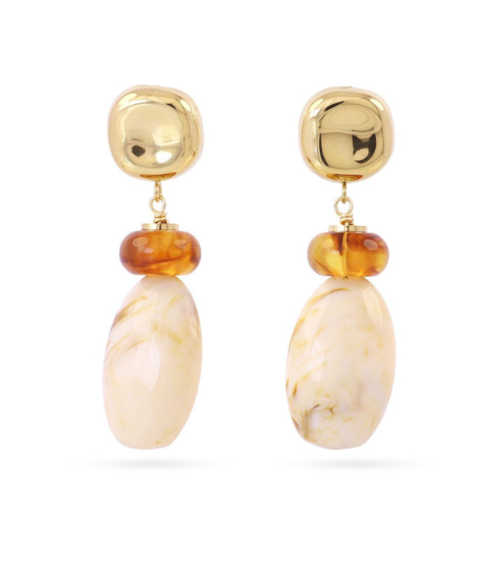 Pendiente marbles strata beige anartxy 1