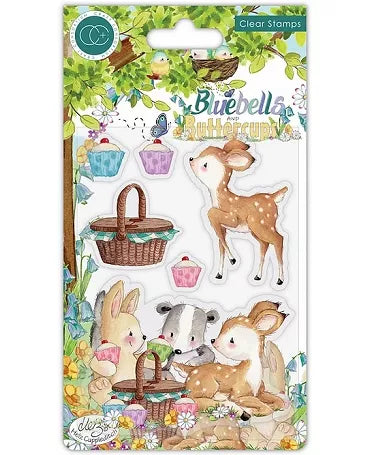 Sello Silicona Craft Consortium Bambi y pasteles 1