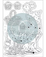 Sello Silicona Craft Consortium Bambi y pasteles 2