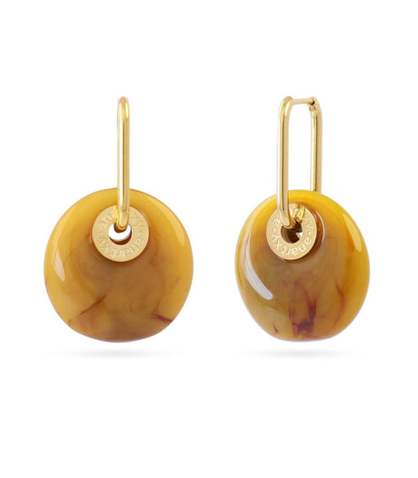 Pendiente marbles xyra amarillo anartxy 1