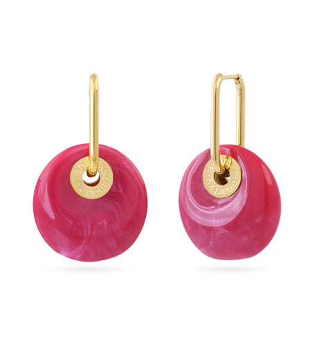 Pendiente marbles xyra rosa anartxy 1