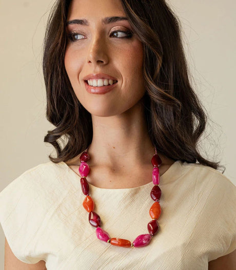 Collar marbles petryl rojo anartxy 1