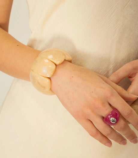 Pulsera thalia ripple beige anartxy 2