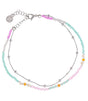 Tobillera spirit briselle petal plateado anartxy 1