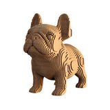 Puzzle 3d bulldog puppy cartonic 1