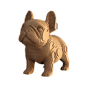 Puzzle 3d bulldog puppy cartonic 1
