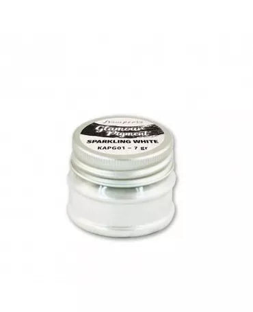 PIGMENTO Glamour Stamperia SPARKLING WHITE 1