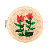 Kit de bordado tulipanes kikkerland 2