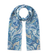 Fular paisley azul codello 1