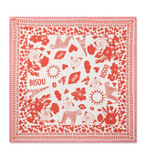 Pañuelo bisou rojo codello 2