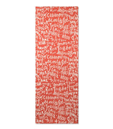 Fular letras francesas rojo codello 2