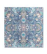 Pañuelo de seda paisley azul codello 2