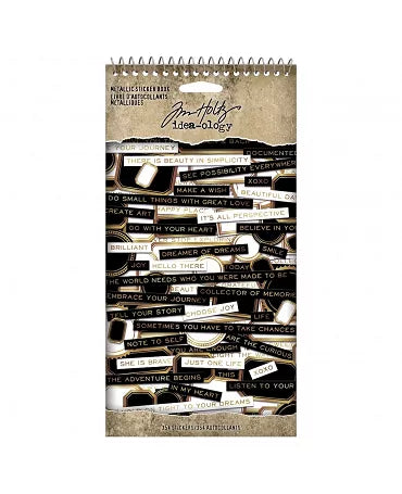 Tim Holtz Idea-ology Libro Pegatinas Metálicas 354ud 1