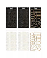 Tim Holtz Idea-ology Libro Pegatinas Metálicas 354ud 2