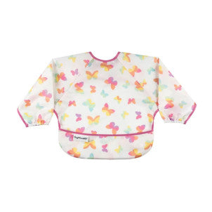 Babero impermeable c/mangas mariposas t-s tiny twinkle 1