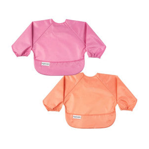 Pack 2 baberos c/mangas naranja rosa t-s tiny twinkle 1