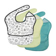 Pack 3 baberos peace neon verde tiny twinkle 1
