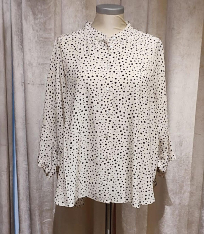 Camisa motas natural emma & gaia 1