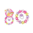 Set pulsera y anillo estrellitas multicolor ylvi 1