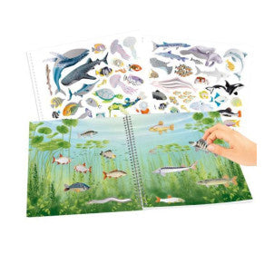 Create your ocean life con pegatinas holograficas depesche 2