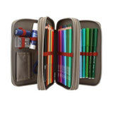 Estuche triple verde new world dino world 2