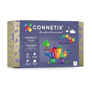 Construccion magnetica rainbow mini pack 24 pzas connetix 1
