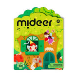 Pegatinas de gel reutilizables bussy animal town mideer 1