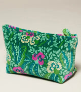 Neceser velvet xl allegria green les touristes 1