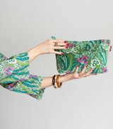 Neceser velvet xl allegria green les touristes 2
