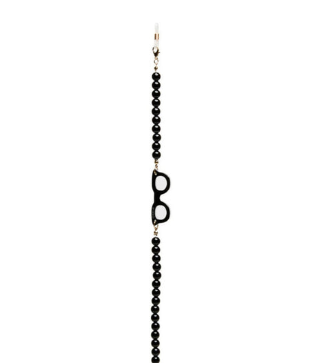 Cadena para gafas okkia sphere black pearl 2
