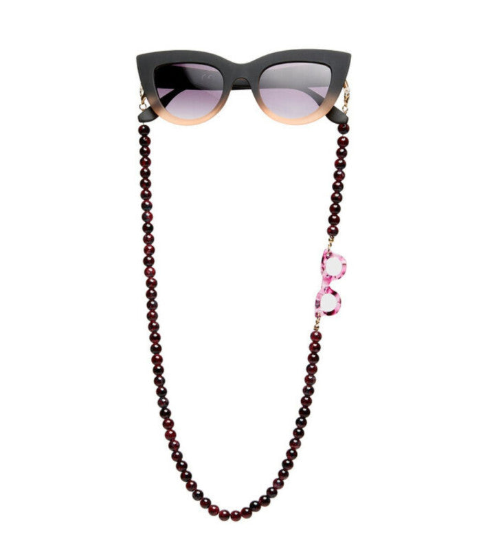 Cadena para gafas okkia sphere colorees chocolate opal 1