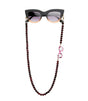 Cadena para gafas okkia sphere colorees chocolate opal 1
