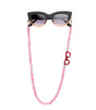 Cadena para gafas okkia sphere colorees rose quartz 1
