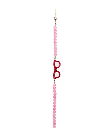 Cadena para gafas okkia sphere colorees rose quartz 2