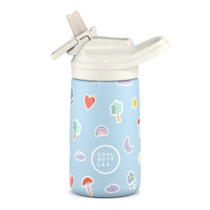 Botella 350ml kiddies rainbow clouds cool bottles 1