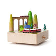 Caja de musica tren de montaña wooderful life 1