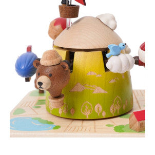 Caja de musica globo aerostatico wooderful life 2