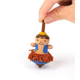 Trompo de madera hula dance scarecrow wooderful life 2