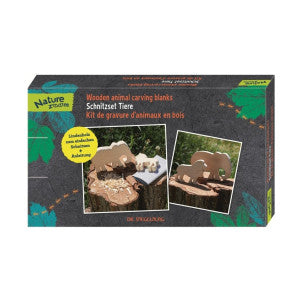 Set para tallar animales de madera nature zoom spiegelburg 1