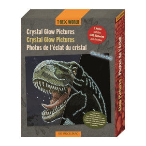 Pintar con diamantes fosforescentes t-rex world spiegelburg 1