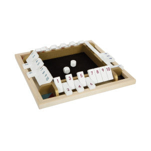 Juego de dados shut the box gold edition small foot 1
