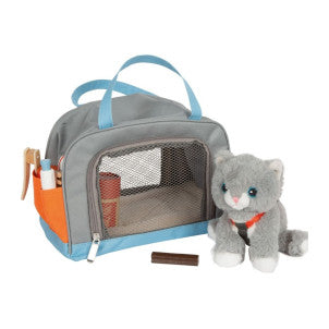 Gato con transportin y set de cuidados small foot 2