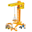 Grua con materiales para la construccion small foot 1