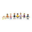 Familia de muñecos flexibles con bebe small foot 1